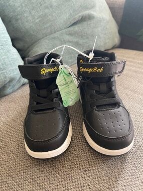 Kids' Black High-Top Sneakers